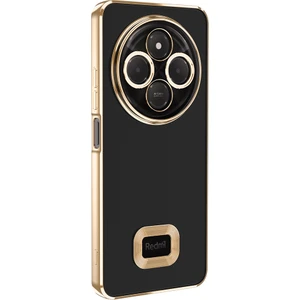 Xiaomi Redmi 14C 4g Uyumlu Kılıf Logo Gösteren Kamera Korumalı Silikon Gold