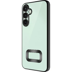 Samsung Galaxy A56 Uyumlu Kılıf Logo Gösteren Kamera Korumalı Silikon Siyah