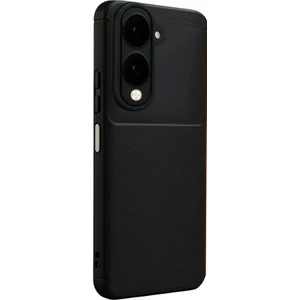 Vivo Y29S Uyumlu Kılıf Negro Karbon Görünümlü Silikon Siyah
