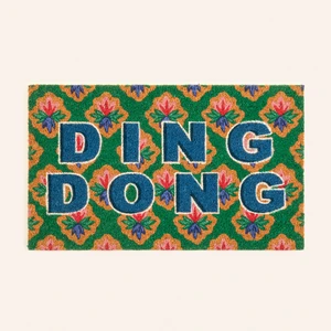 Kerala Coır Kapı Önü Paspası 45X75 cm Renkli