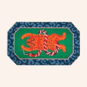 Kerala Coır Kapı Önü Paspası 45X75 cm Yeşil