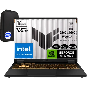Tuf Gamıng F16 FX608JPR-QT069 Intel Core I7-14650HX 32GB Ram 1tb SSD RTX5070 16" 165Hz Wqxga WIN11 Pro + Elektropasaj Çanta