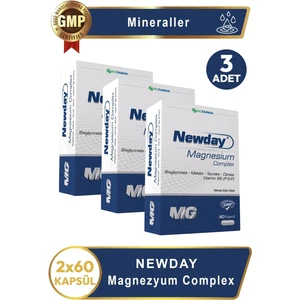 Magnezyum Complex 60 Kapsül 3 Adet