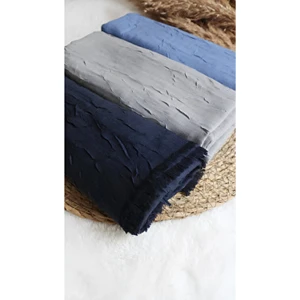 Bambu Kraş Şal 3’lü Set Lacivert, Mavi,gri