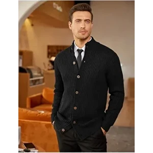 Elke Erkek Triko Hırka