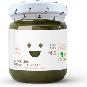 OG natural Kemik Sulu Brokoli Çorbası 200G +6 Ay