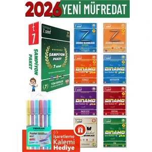 Tonguç Akamedi 7. Sınıf Şampiyon Paket +Hediyeli