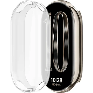 Xiaomi Smart Band 10 ( Mi Band 10 ) ile Uyumlu Kasa ve Ekran Koruyucu 360 Tam Koruma Silikon Kılıf