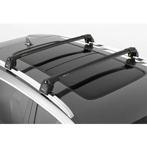 Turtle Can Carry Air-2 Seat Leon St Station Estate 2013->2020 Portbagaj Tavan Ara Atkı Seti, Siyah