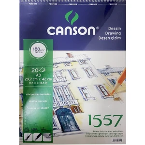 1557 Desen Çizim Defteri 180Gr. 20 Yaprak, A3