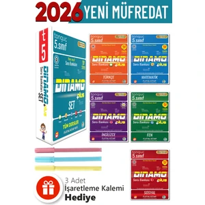 Tonguç Akademi 5. Sınıf Dinamo Plus Tüm Dersler Soru Bankası Set + Hediyeli