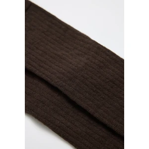 Çorap 2501 - Parmak Arası Bilek Üstü Acı Kahve Kadın Çorap