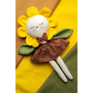 Bez Bebek Çiçek Lalu El Yapımı %100 Pamuk