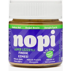 Nopi Parçacıklı Fındık Ezmesi 200G