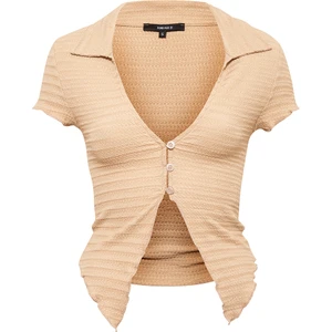 V Yaka Dokulu Gömlek