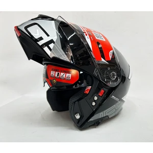 mt Genesis Sv Atempo B2 Parlak Renk Çene Açılır Kask Iç Güneş Vizörlü