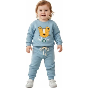 Kaplan Baskılı Erkek Çocuk Kışlık İkili Takım