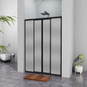 Si̇yah Plastik Mika Duşakabin H:180 185CM