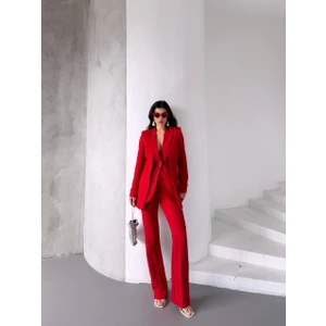 Kadın Tasarım Ceket Yüksek Bel Premıum Takım Elbise