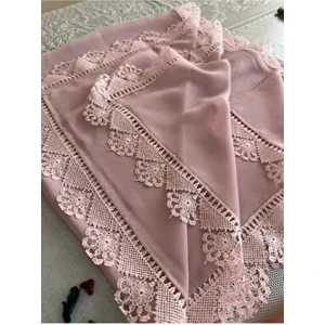 Hazır Oyalı Namaz Baş Örtüsü Oyalı Tülbent