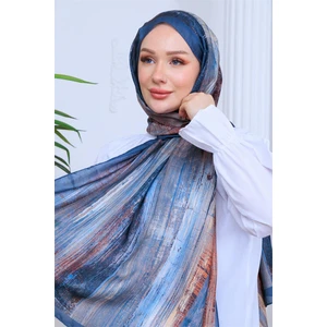 Abstrack Desenli Dijital Soft Şal