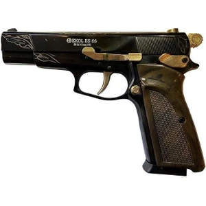 ES66 Siyah Altın Işlemeli Airsoft