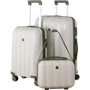 Mçs Polipropilen 3'lü Valiz Seti Orta & Kabin & Makyaj V305