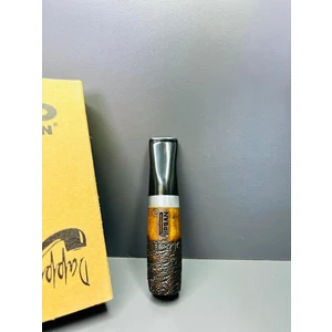 Hakiki Gül Ağacı Filtreli Puro (Toscanello) Ağızlığı