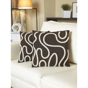 Bohem Tarz Punch Nakışlı Kırlent Kılıfı | 43X43 cm | 2 Adet