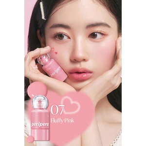 Ince Yapılı, Ciltle Bütünleşen, Pigmentli Likit Allık Perıpera Syrupy Tok Cheek (07 Fluffy Pink)