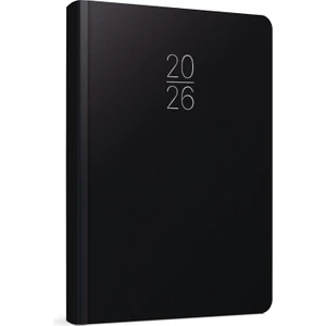 2026 Sert Kapak Günlük Ajanda 17X24 106-ECK Siyah