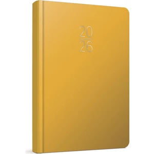 2026 Sert Kapak Günlük Ajanda 17X24 106-ECK Sarı