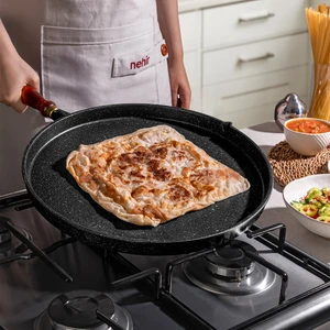 Flower Alüminyum Döküm Gözleme Tavası 36 cm