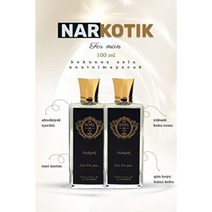 Narkotik Erkek Parfüm 2 Adet 100ML Edp
