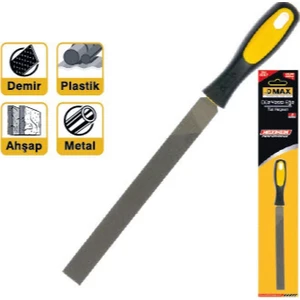 Yassı Eğe 8'' Saplı Blister Ambalajında