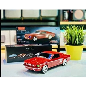 1967 Model Mastang Klasik Araba Kablosuz Bluetooth Hoparlör Speaker 10 Watt Tws Fm Radyo Sd Kart USB