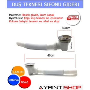 Duş Teknesi Sifonu Gideri