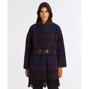 Geniş Şal Yaka Uzun Kol Palto