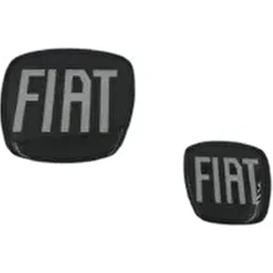 Fıat Egea Cross Uyumlu Siyah Logo Set (2'li)