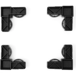 Sineklik Köşe Takozu 17X25MM Siyah - Beyaz 4 Adet