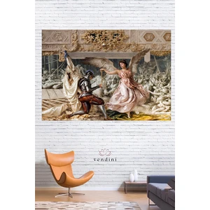 Muhteşem Rönesans Eserleri  Duvar Örtüsü Duvar Halısı Wall Tapestry