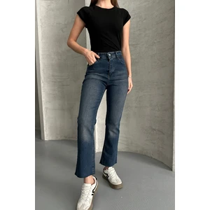 Tint Kahve Boy Fit Kesik Paça Jean Tint Kahve / 27