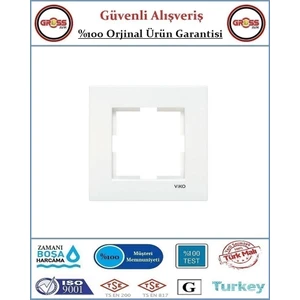 Karre Tekli Çerçeve - Orjinal Ürün - Beyaz