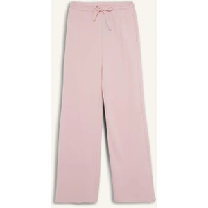 Straight Fit Beli Bağcıklı Basic Düz Geniş Paça Eşofman Altı D6667AX25AU