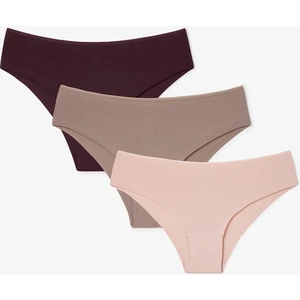 Karışık Renk Skin Sense 3'lü  Düşük Bel Hipster Külot