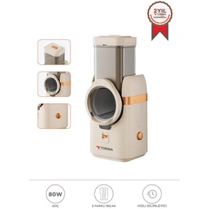 Tfs-01 Krem 5in1 Otomatik Rende-Doğrayıcı-Dilimleme Makinesi