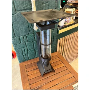 Portatif Mini Cam Pelet Soba Kamp,balkon,teras Tipi Yüksek Kalite -  Pürmüz ve Pelet Hediyeli