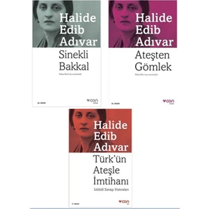 Halide Edib Adıvar Sinekli Bakkal - Ateşten Gömlek - Türk'ün Ateşle Imtihanı 3 Lü Set Kitap