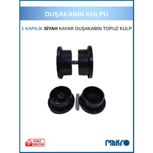 Sürgülü - Kayar Duşakabin Kulp Siyah Cam Duşakabin Kulbu Tek Kapılık