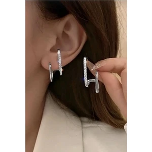 Kadın Gold Tasarım Küpe Seti